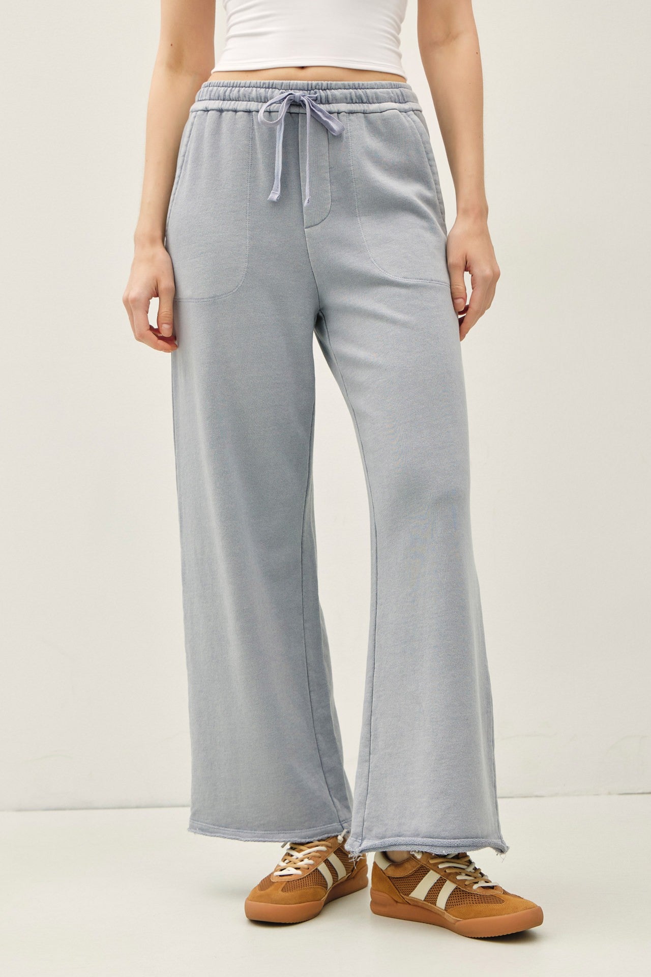 Garment Dyed Sweats Dusty Blue