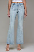 Mid Rise Inseam Flare