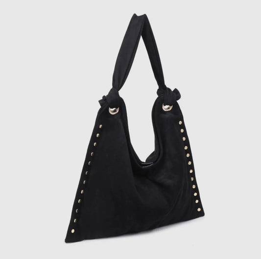 Meadow Suede Hobo Black