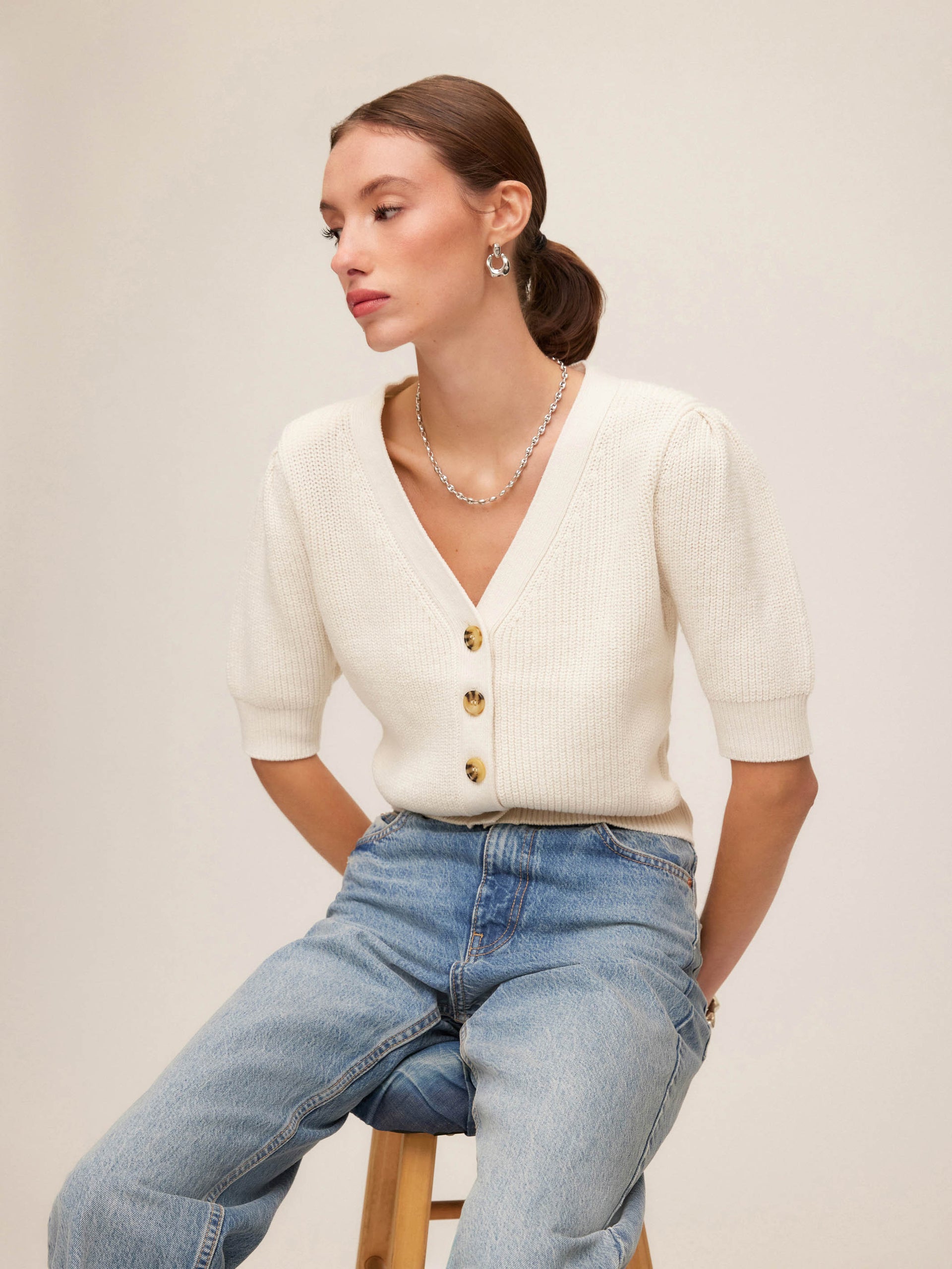 Iliana Puff Sleeve Cardi