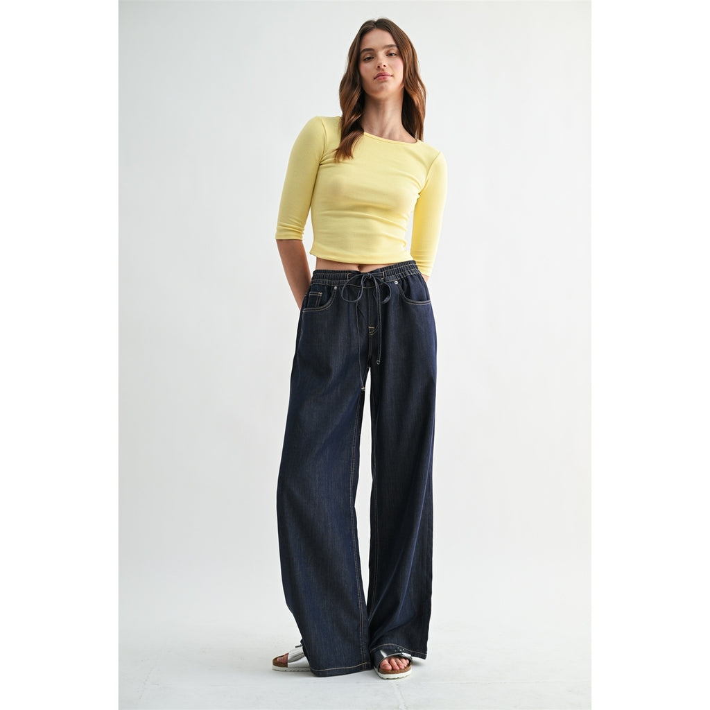 High Rise Wide Leg