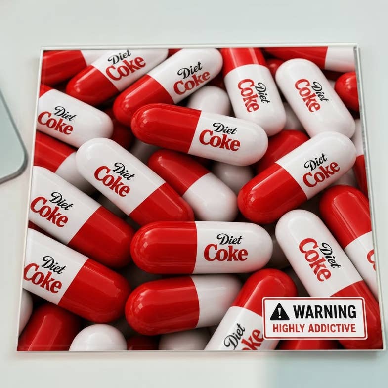 Diet Coke Pick Me Up Coaster