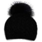 Emma Beanie Wine & Black