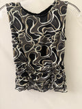 Engine Mesh Ruched Tank