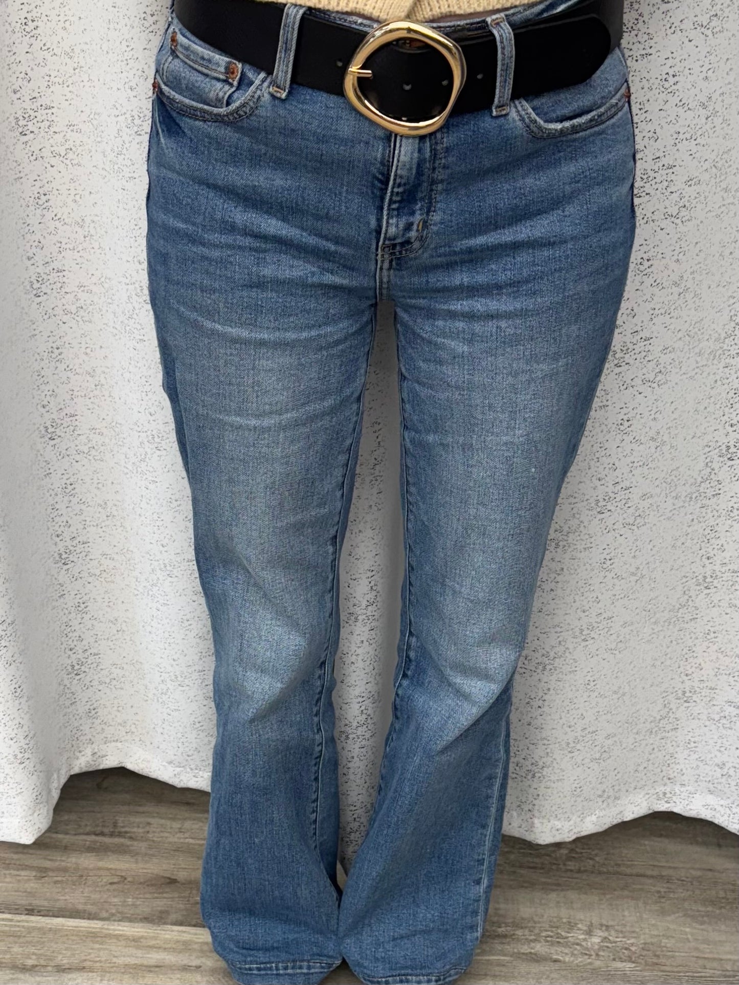 Classic Gold Buckle Belt