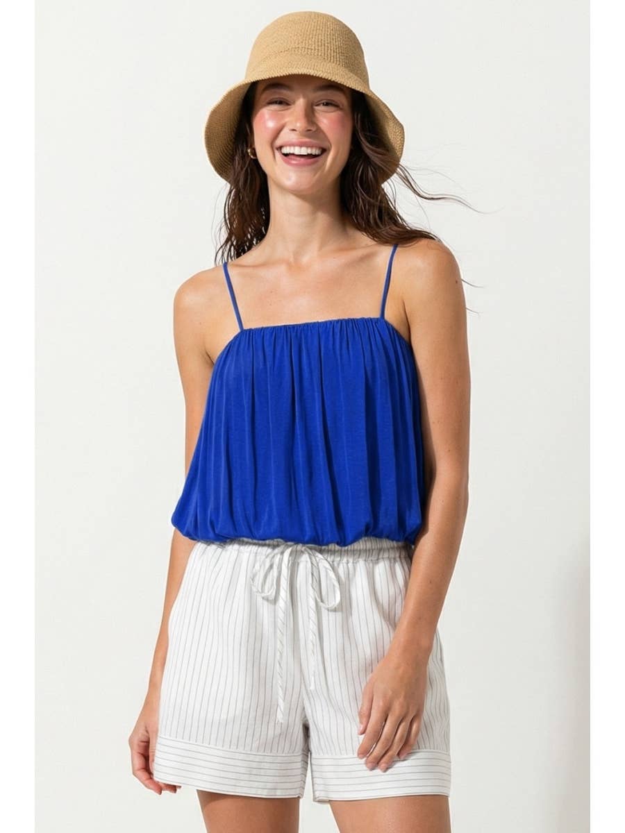 Capri Blue Bubble Top