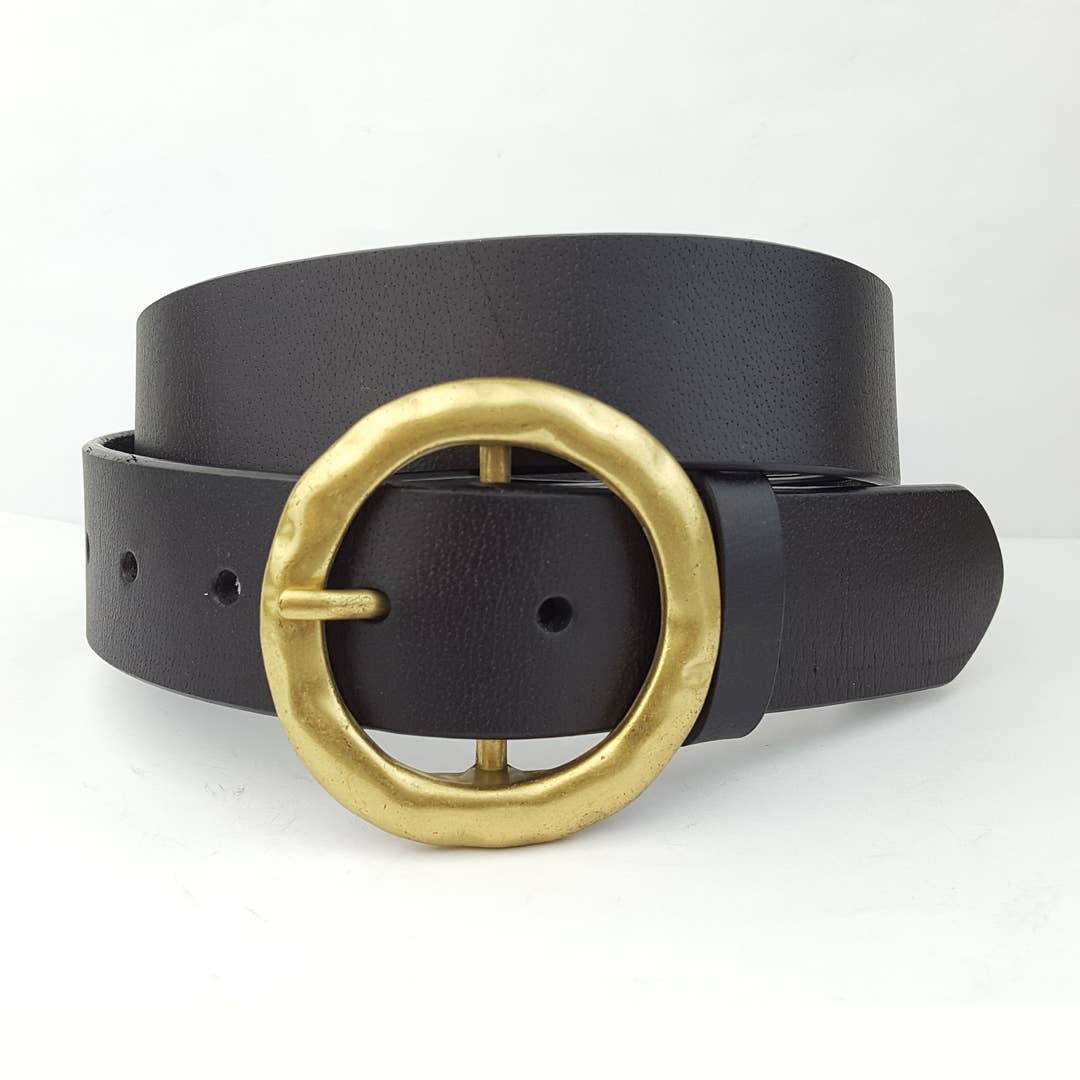 Matte Gold Round Buckle