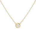 Gold Plated Brilliant Cut Necklace