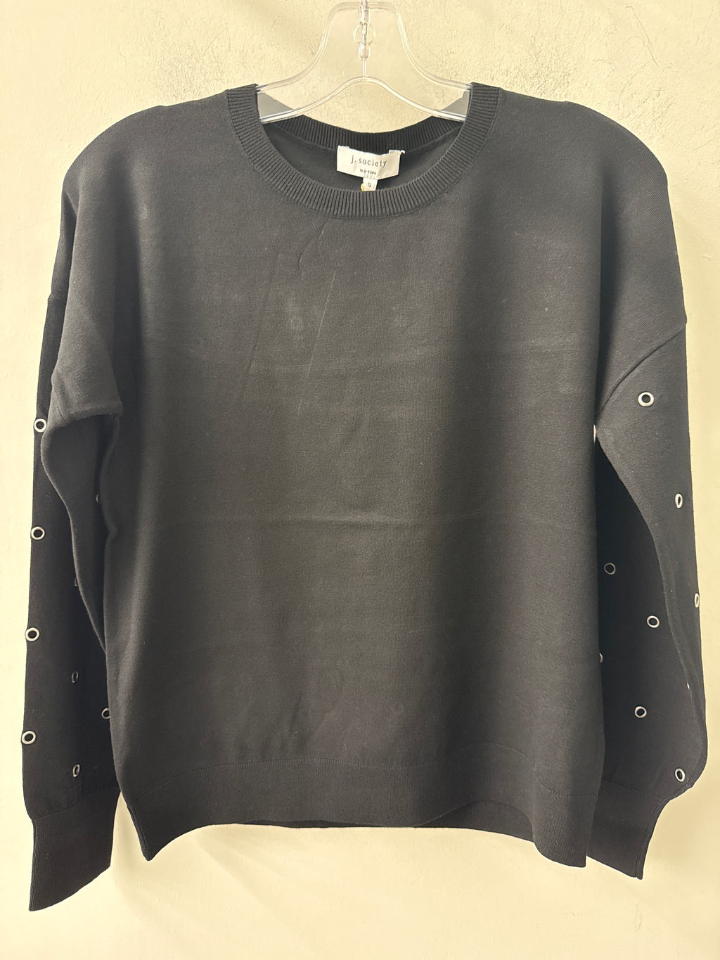J. Society Grommet Sleeve Knit Top