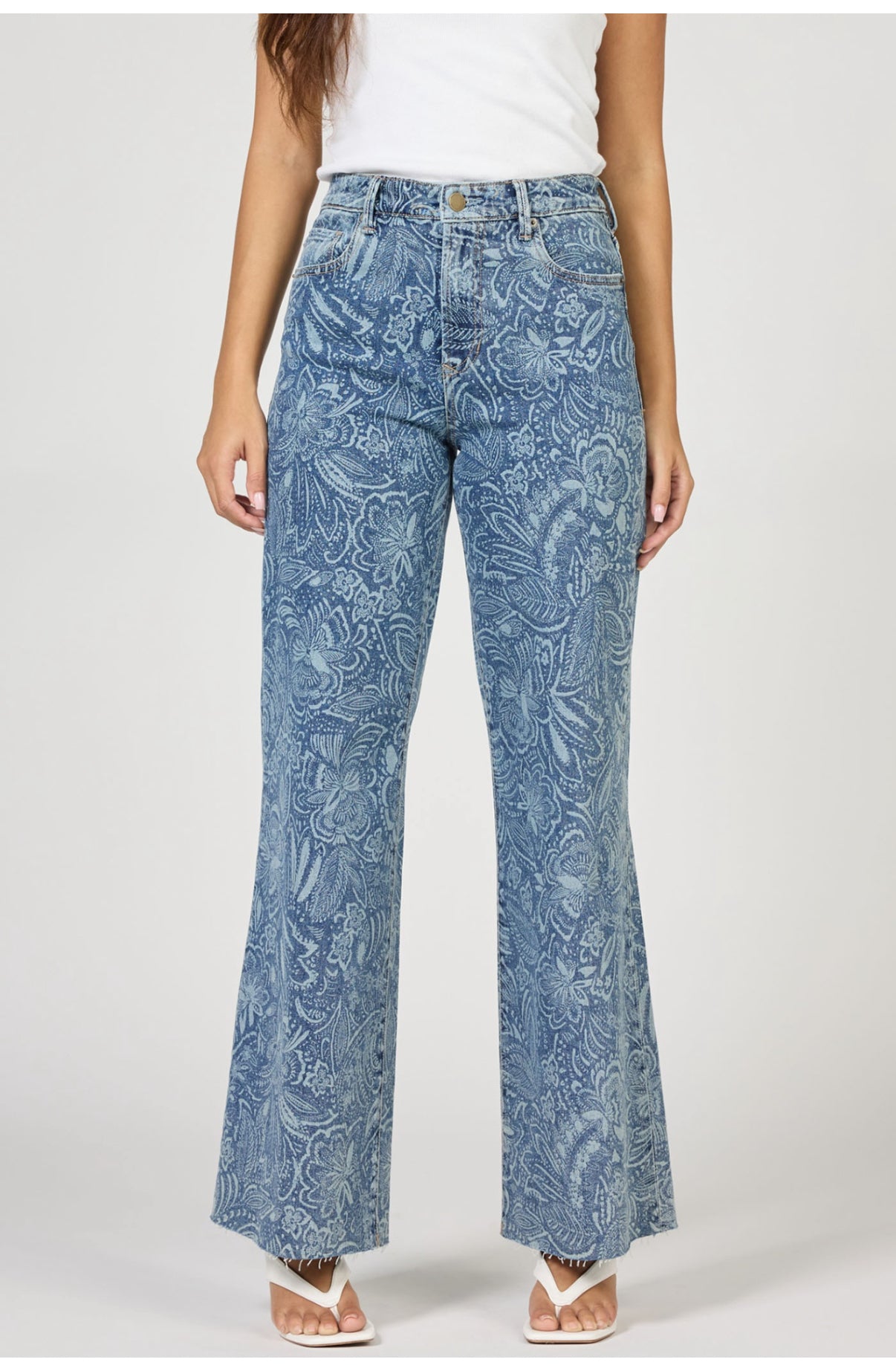 Fiona Wide Leg in Avalon