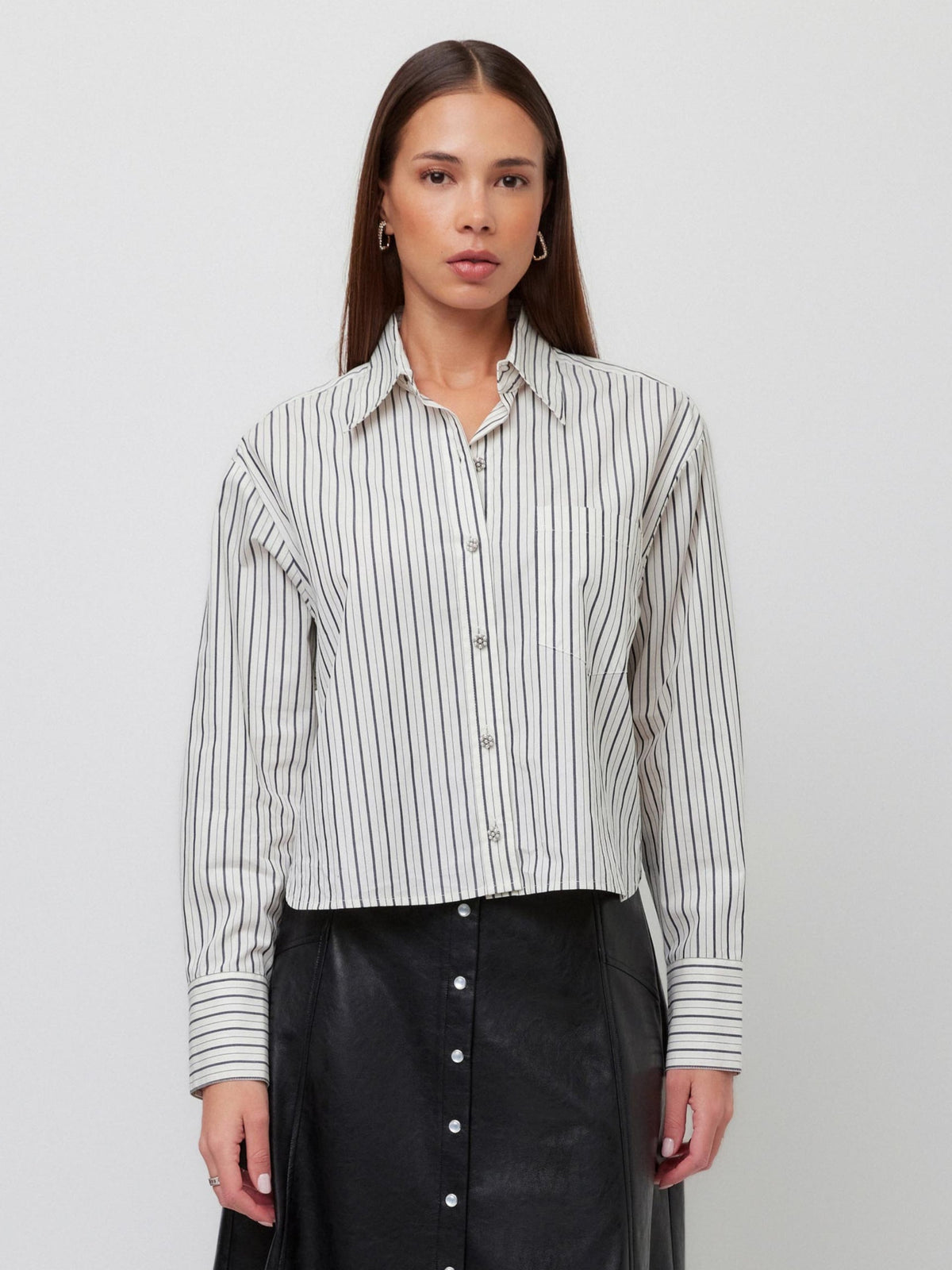 Dianne Stripe Button Up Shirt