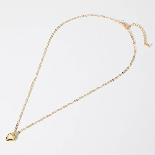 Small Puffy Heart Necklace 2