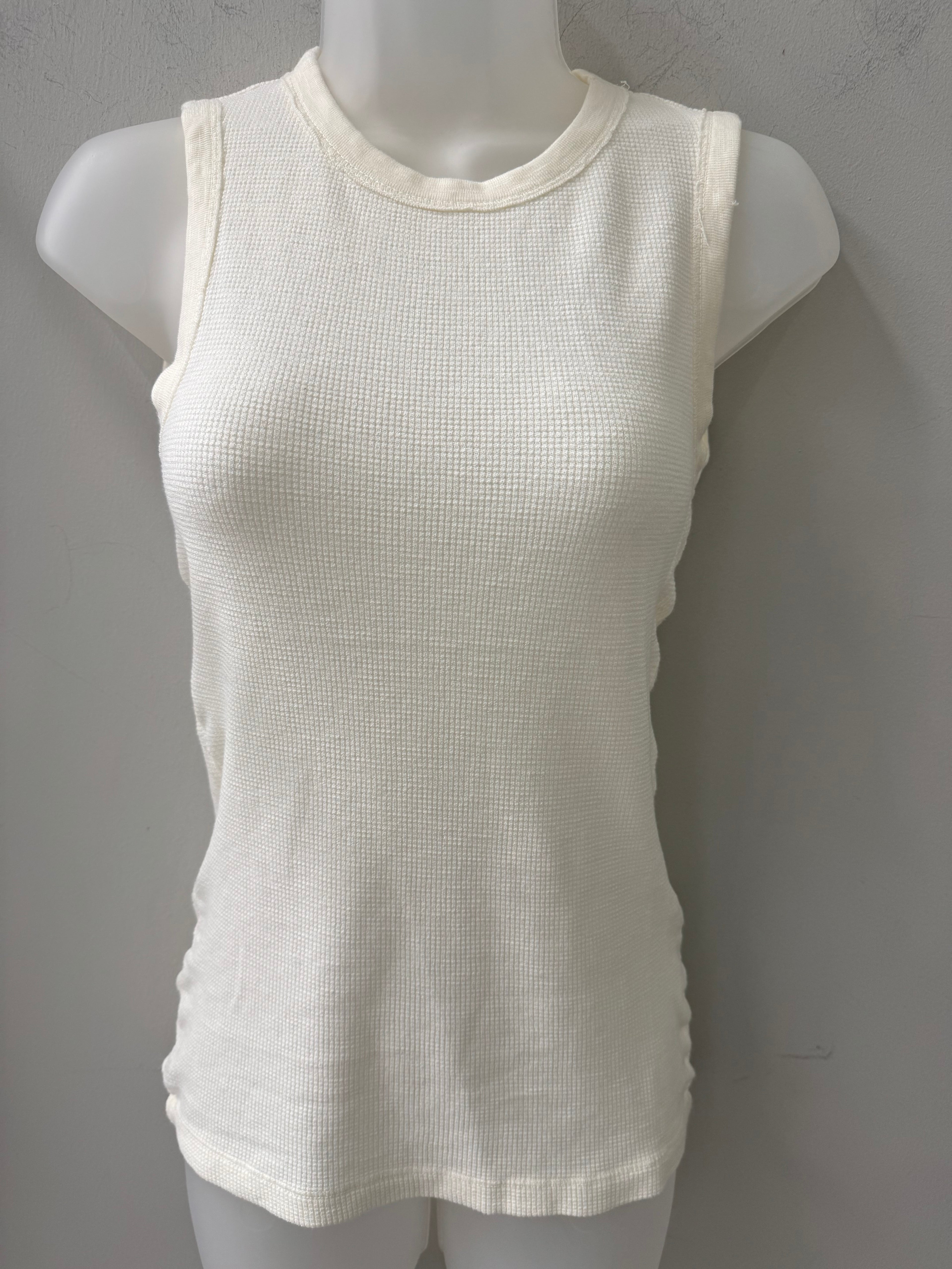 Crown Jewel Thermal Crew Tank Pearl