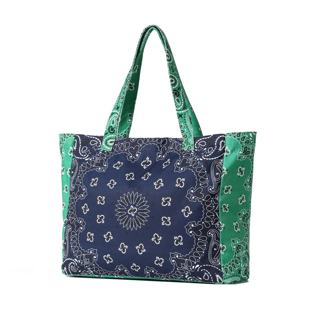 Bandana Print Canvas Tote