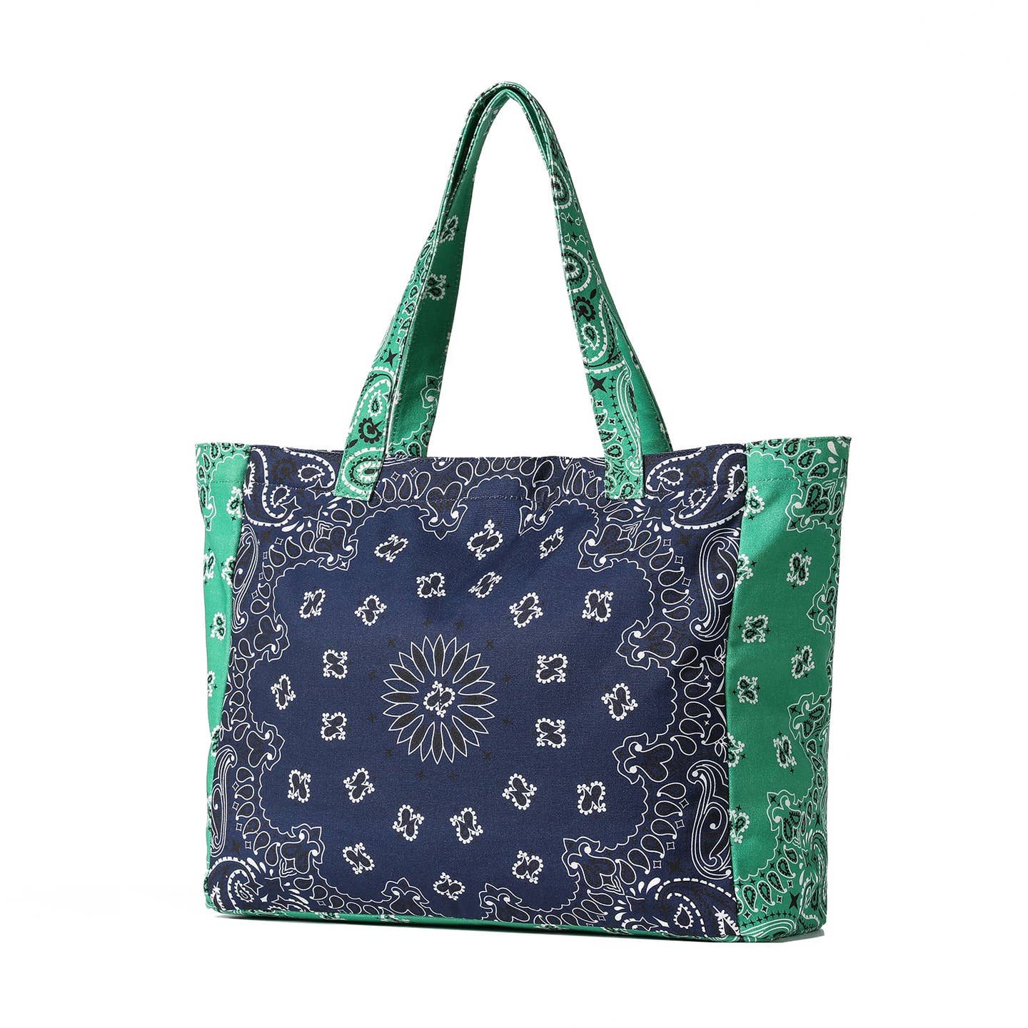 Bandana Print Canvas Tote