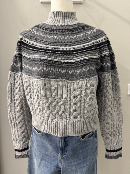 525 Fair Isle Raglan Sweater