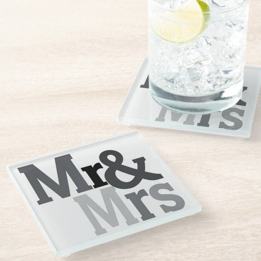 Mr. And Mrs. Coaster Set