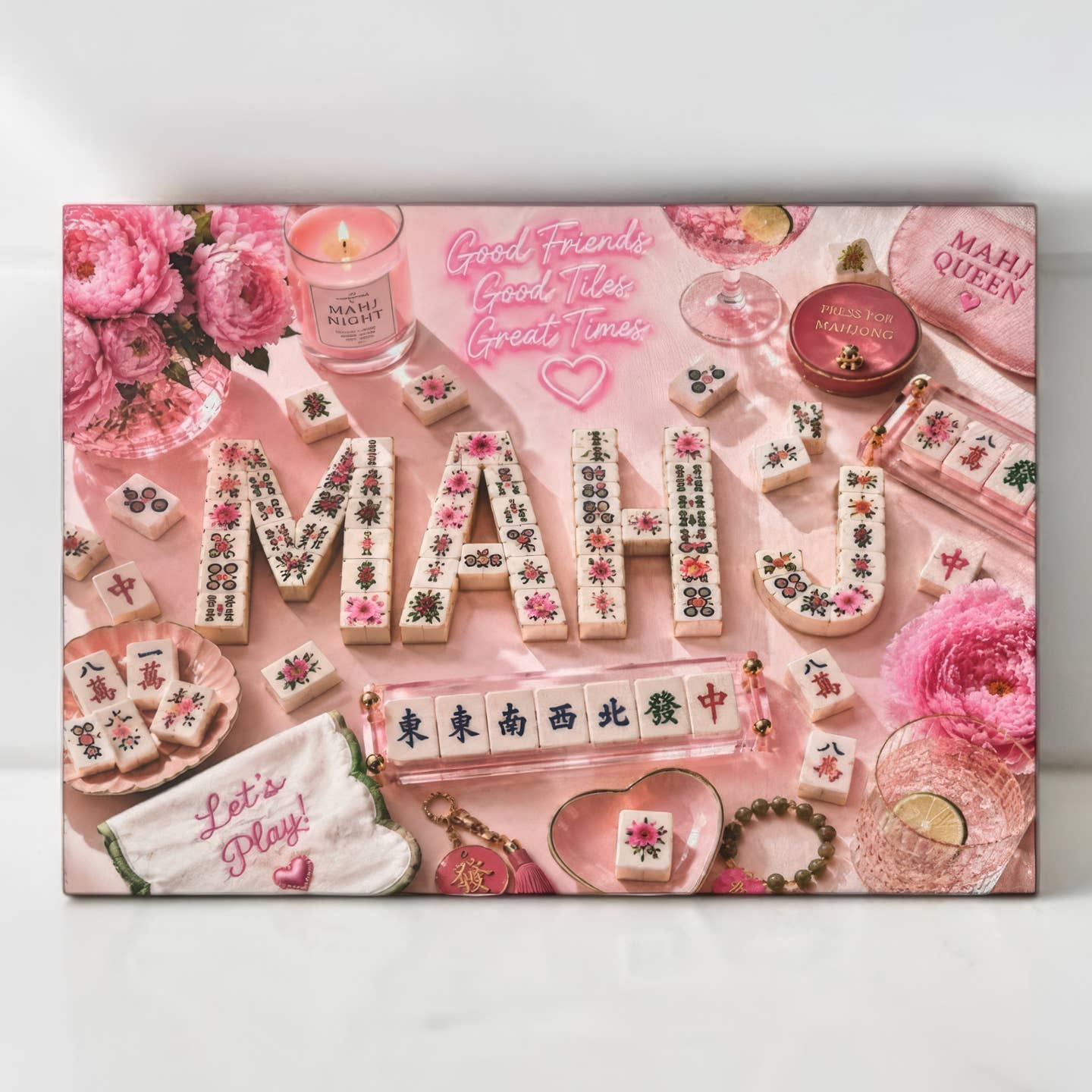 Mahj Friends Cutting Board