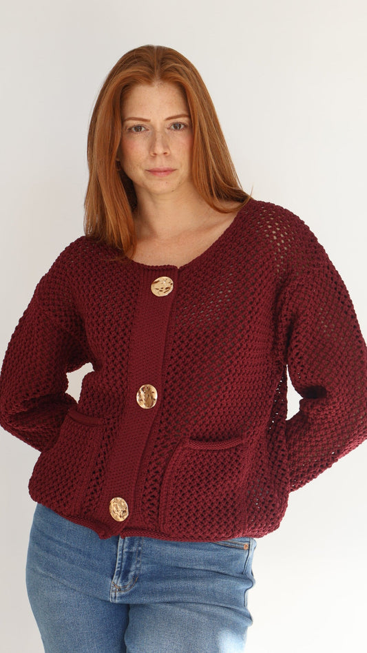 Sonia Cardigan In Fig