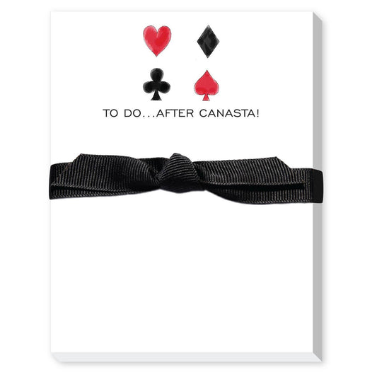 TO DO AFTER CANASTA MINI NOTEPAD