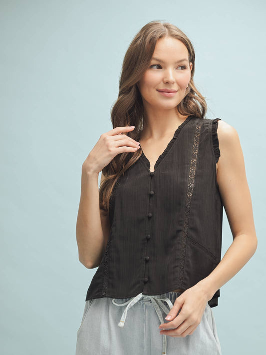 Lace Trim Top