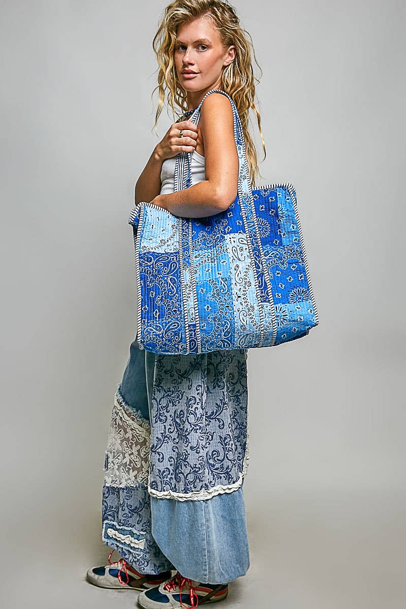 Quilted Bandana Tote
