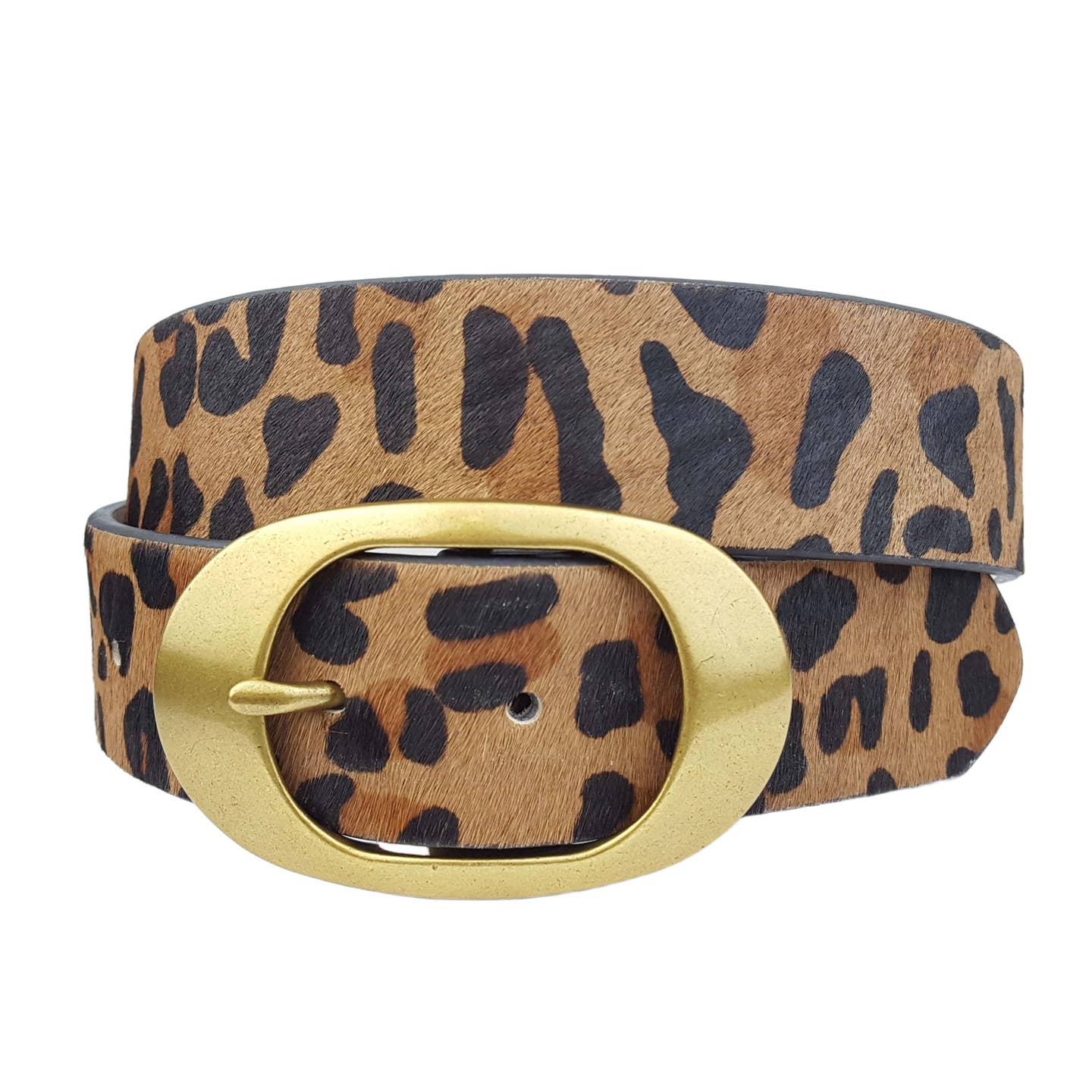 Genuine Cow Hair Leather Belt