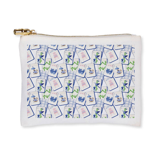 Flat Zip Mahjong Pouch