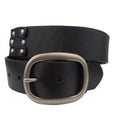 Leather Studded Belt Black