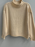 Rollneck boxy sweater