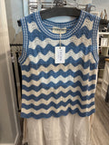 Jess Scallop Tank Sweater