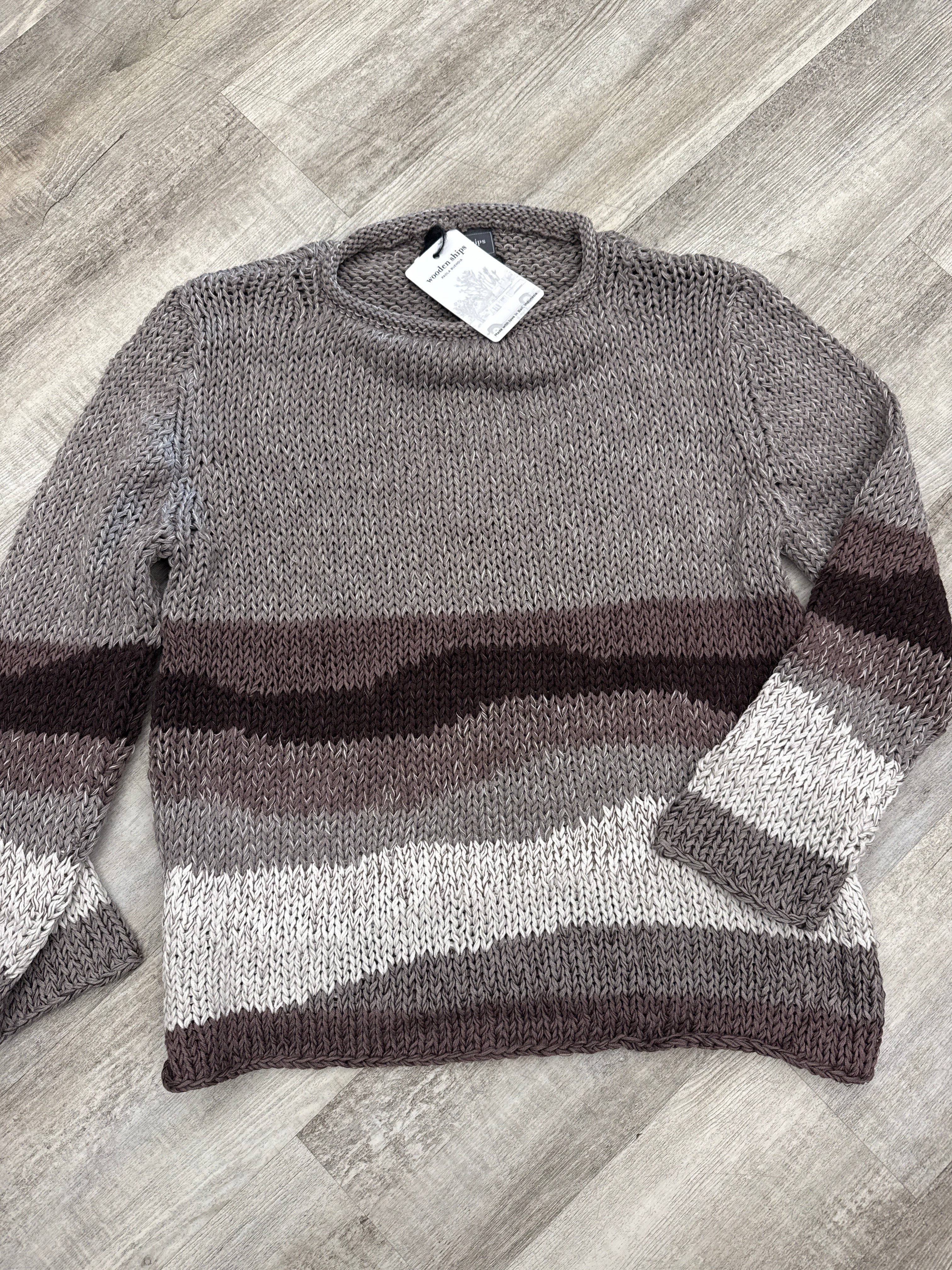 Wooden Ships Oceana Chunky Cotton Sweater