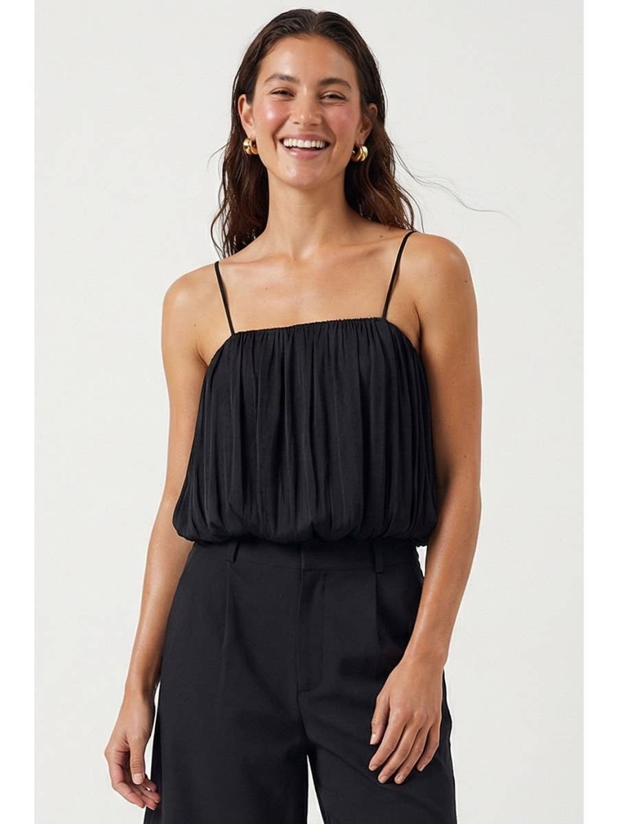 Black Bubble Top