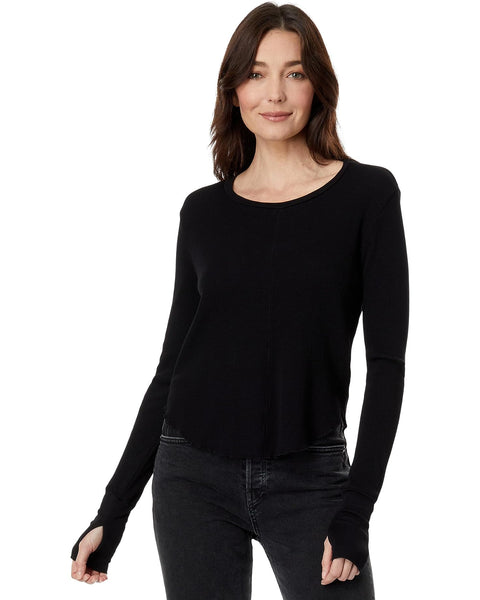 Crewneck Cropped Tee Black