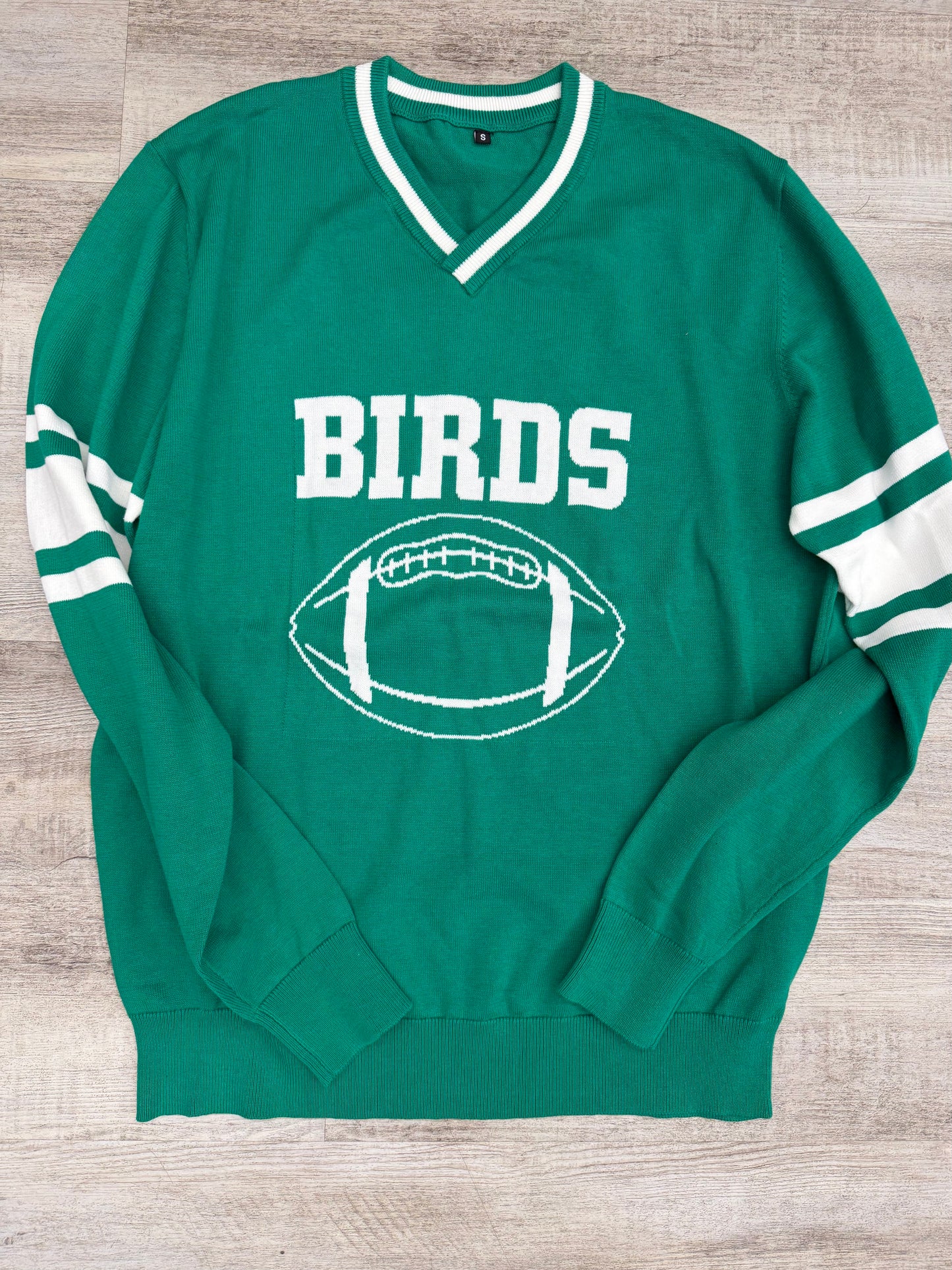 Birds V Neck Sweater