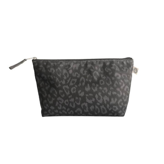 Canvas Leopard Pouch