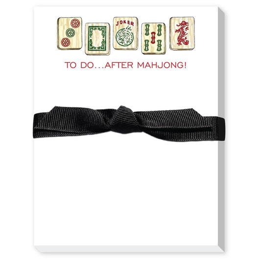 To Do After Mahj Mini Notepad