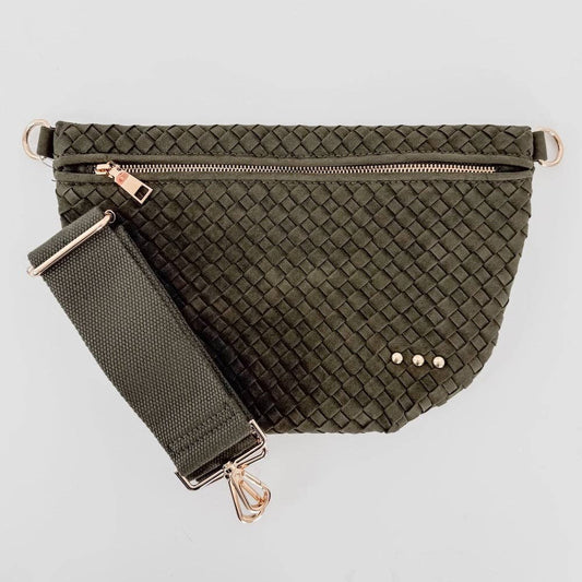 Westin Suede Bum Bag Olive