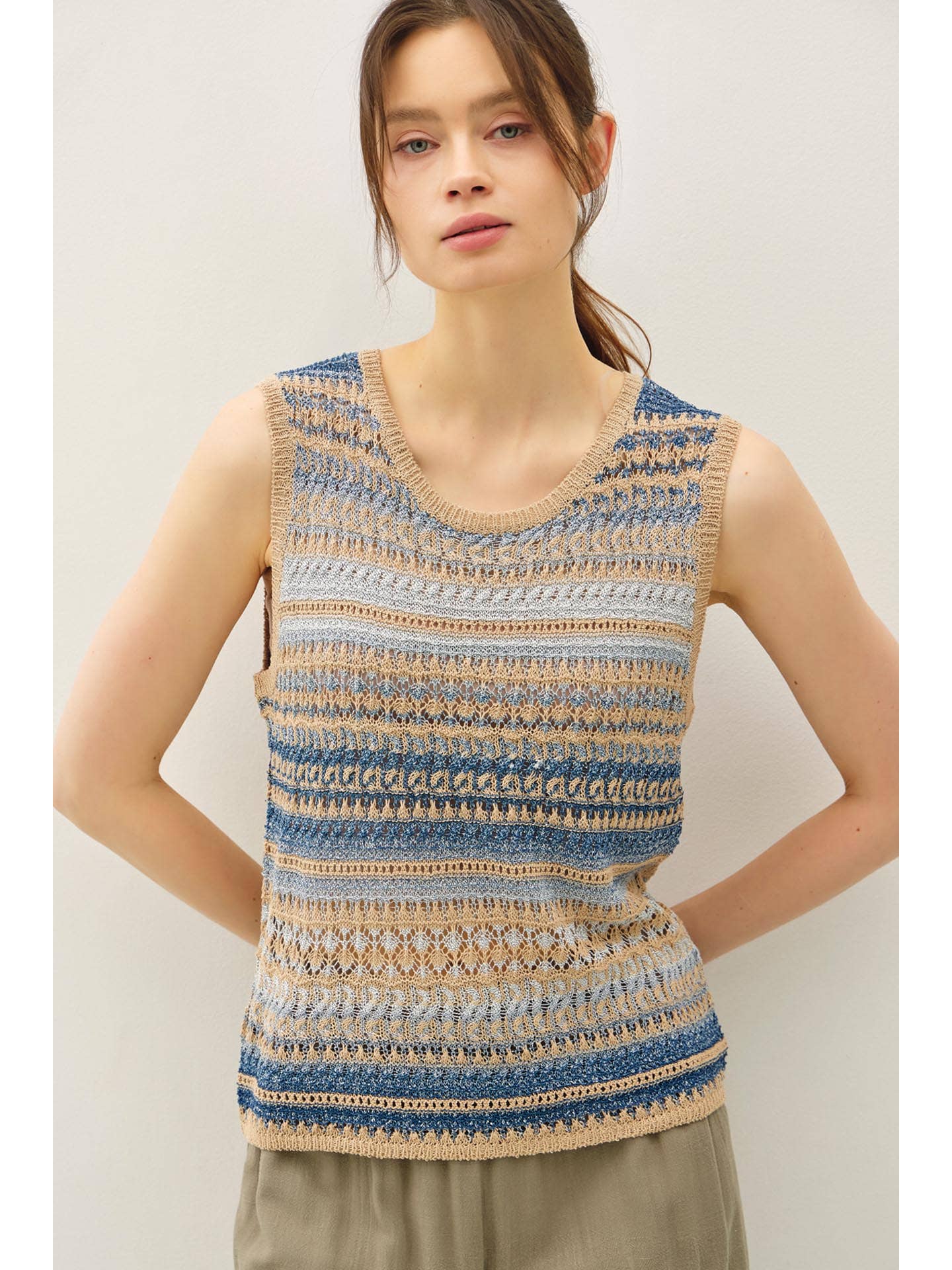 Crochet Knit Top