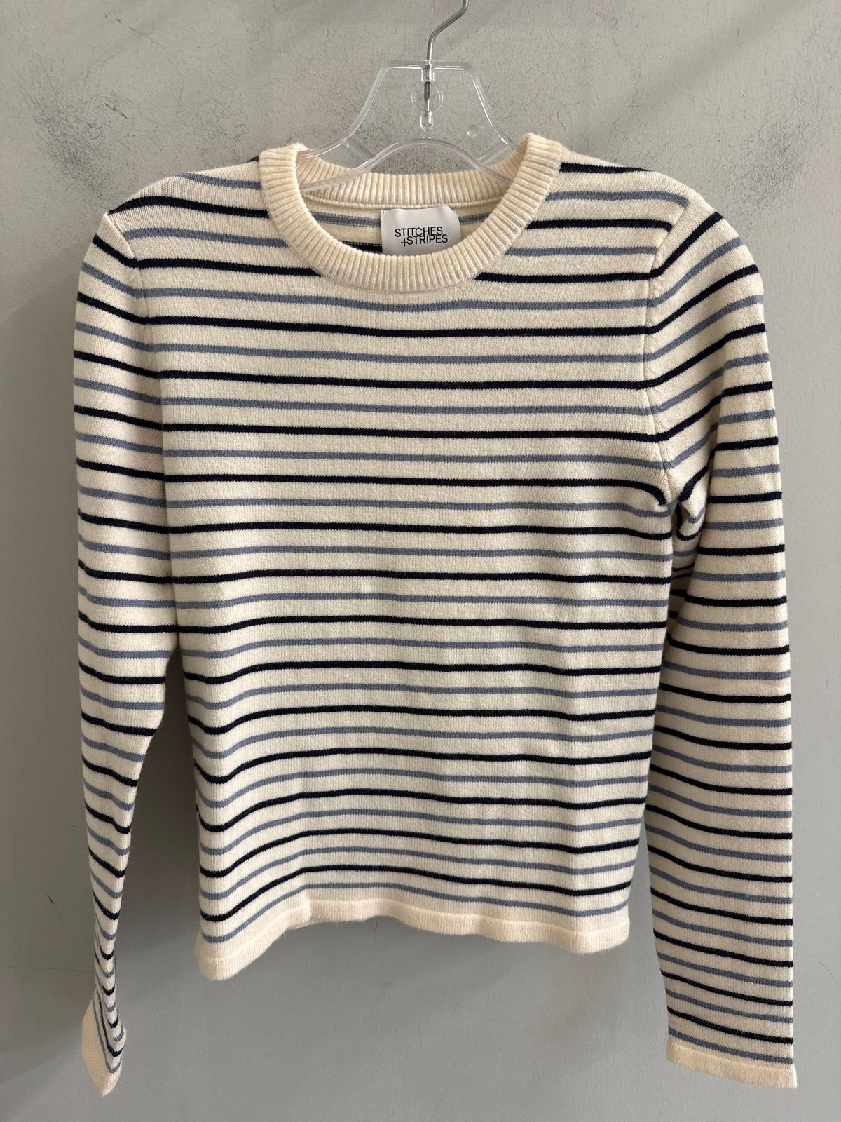 Beau Striped Crewneck Sweater