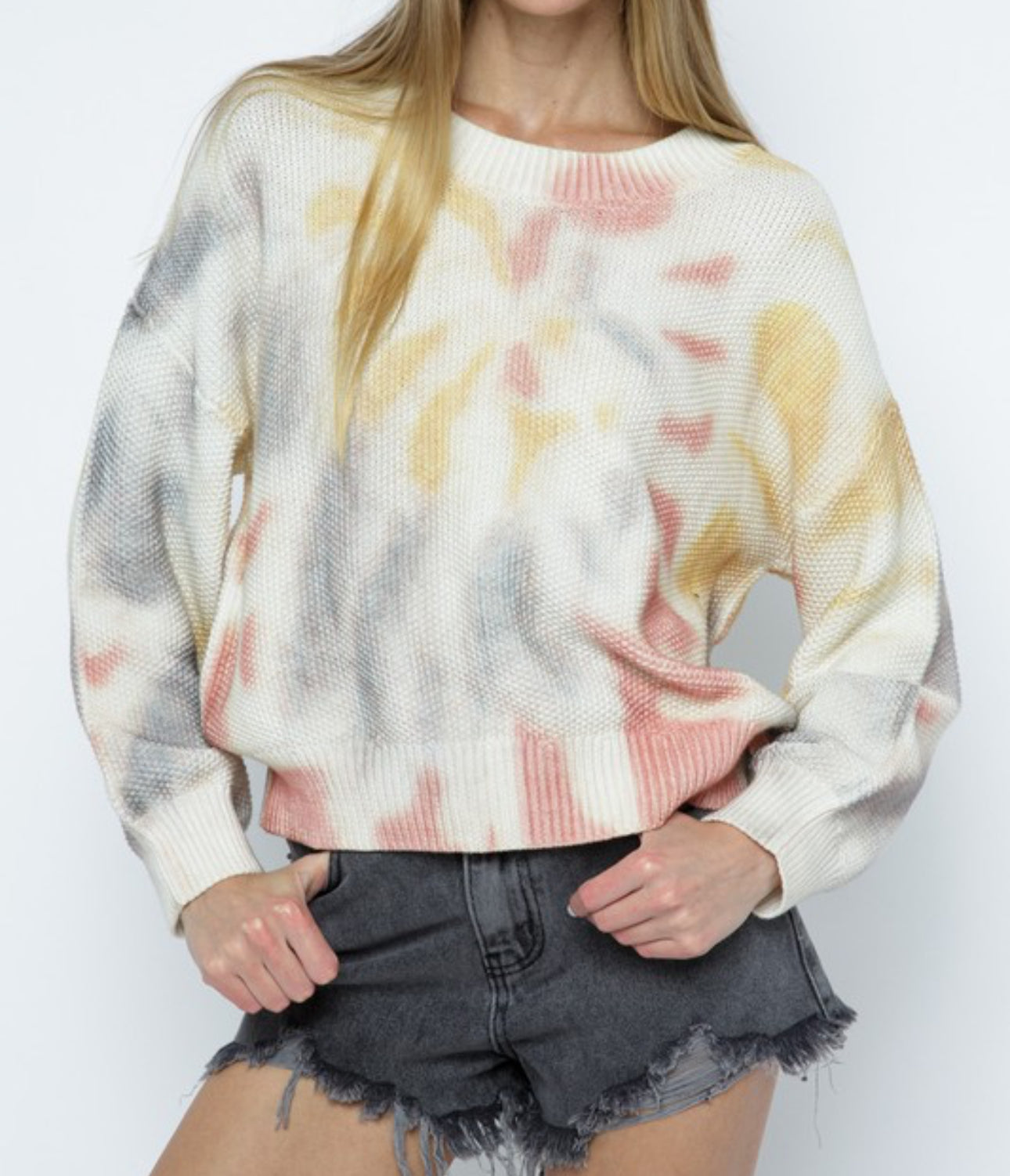 Tie Dye Spring Sweater