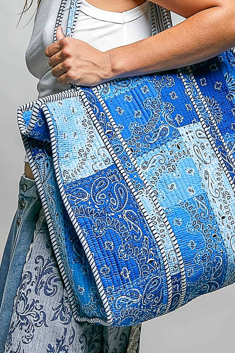 Quilted Bandana Tote