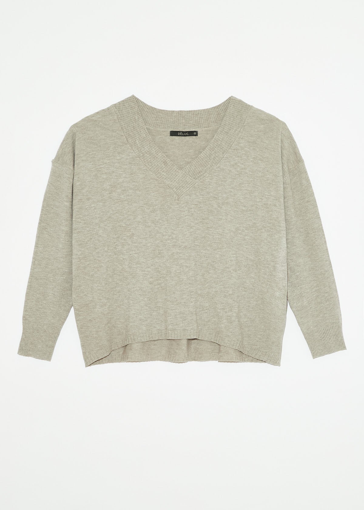 Betula V Neck Sweater in Grey