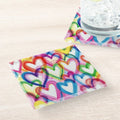 Modern Abstract Hearts Coasters