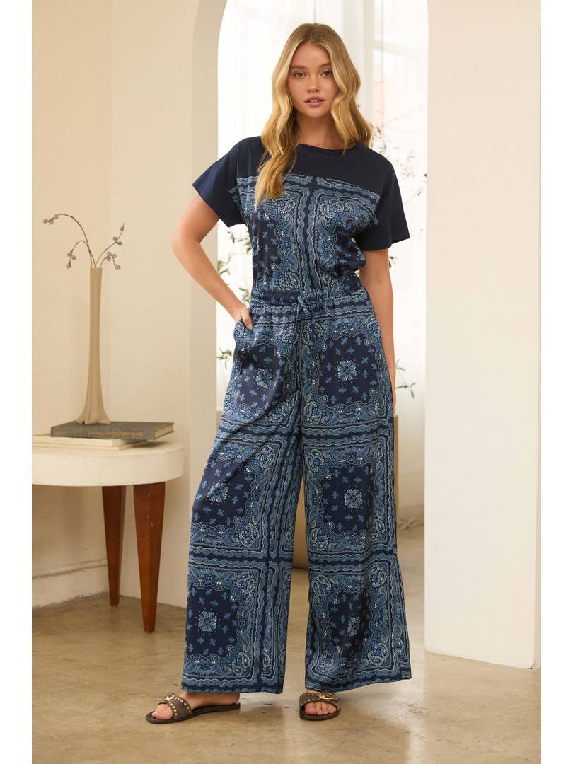 Bandana Print Pants
