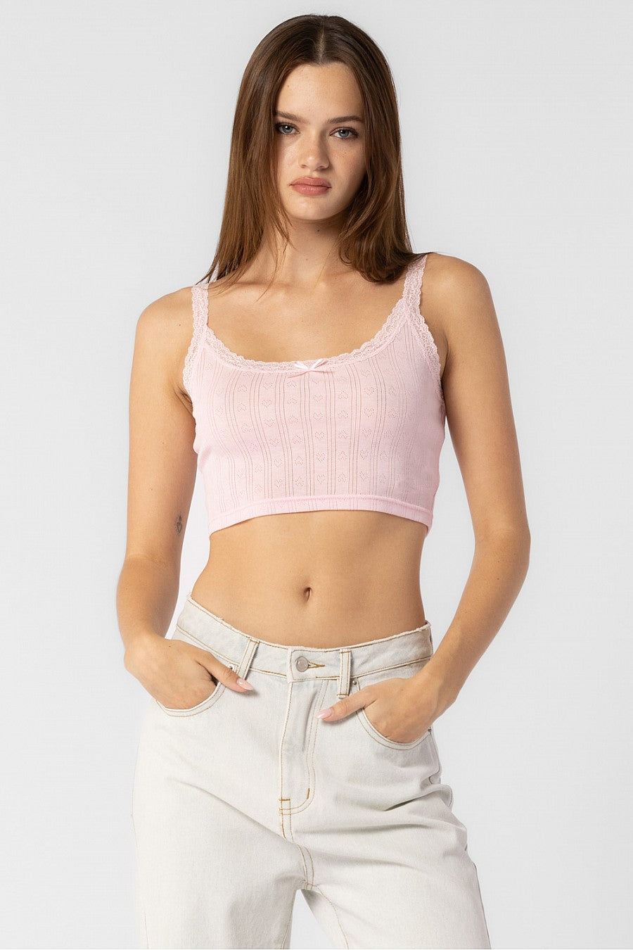 Seasonal Love Tank In Pink