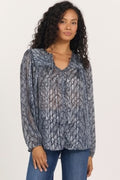 Alessia Blouse - Python Print