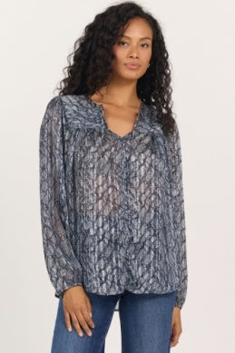 Alessia Blouse - Python Print