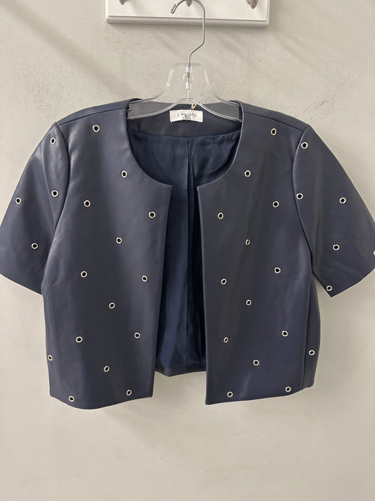 J. Society Navy Grommet Jacket