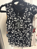 Mesh Ruched Top